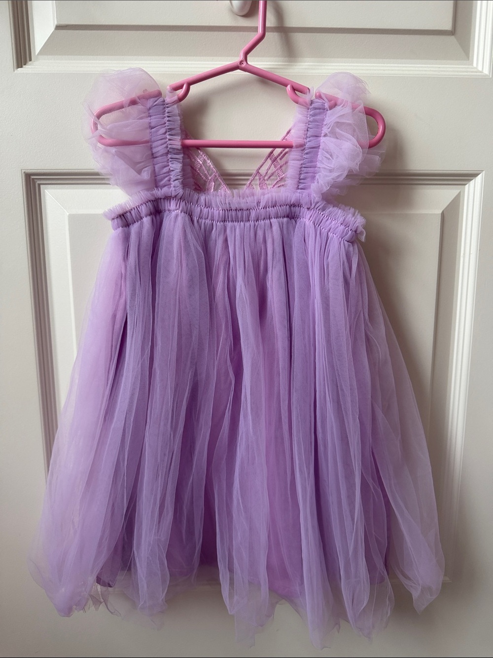 Lola + The Boys Lavender Tulle Party Dress